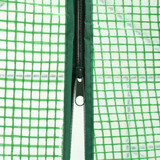 Staklenik s 12 polica čelični 143 x 214 x 196 cm