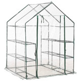Staklenik s 8 polica 143 x 143 x 195 cm