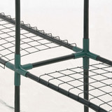 Staklenik s 8 polica 143 x 143 x 195 cm