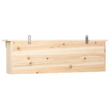 Kućica za vrapce s 5 odjeljaka 68 x 15 x 21 cm od jelovine