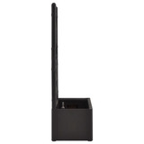 vidaXL Povišena vrtna gredica s rešetkom i samozalijevanjem antracit