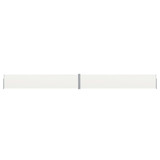 Uvlačiva bočna tenda za terasu 140 x 1200 cm krem