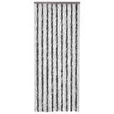 Zastor protiv insekata sivo-bijeli 90 x 200 cm šenil