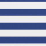 Balkonski zastor bijelo-plavi 75 x 300 cm od tkanine Oxford