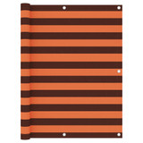 Balkonski zastor narančasto-smeđi 120x300 cm od tkanine Oxford