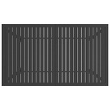 Vrtni stol antracit 140 x 80 x 72 cm čelični