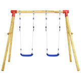 Set ljuljački 230 x 130 x 166 cm od borovine