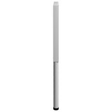 Okviri za radni stol 2 kom metalni 85 x (69 - 95,5) cm sivi