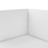 6-dijelna vrtna garnitura s krem jastucima masivno drvo bagrema