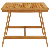 Vrtni blagovaonski stol 88x88x74 cm od masivnog drva bagrema