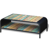 Stolić za kavu od masivnog obnovljenog drva