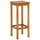 3-dijelni balkonski barski set od masivnog bagremovog drva