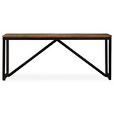 Klupa od masivnog obnovljenog drva 110 x 35 x 45 cm Klupa od masivnog obnovljenog drva 110 x 35 x 45 cm