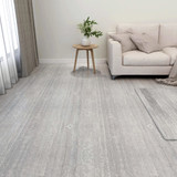 Samoljepljive podne obloge 55 kom PVC 5,11 mÂ² sive