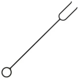 Posuda za vatru sa žaračem 68 cm XXL čelična
