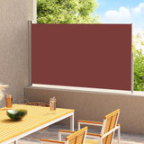 Uvlačiva bočna tenda za terasu 180 x 300 cm smeđa