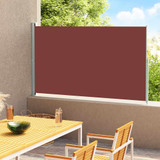 Uvlačiva bočna tenda za terasu 180 x 300 cm smeđa