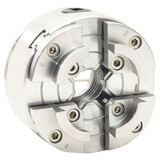 Stezna glava za drvo 4 čeljusti i spoj M33 čelična srebrna 96mm