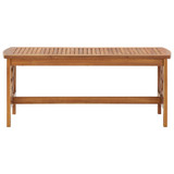 Stolić za kavu 102 x 50 x 43 cm od masivnog bagremovog drva