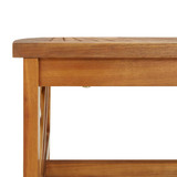 Stolić za kavu 102 x 50 x 43 cm od masivnog bagremovog drva