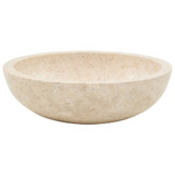 Umivaonik 40 x 12 cm mramorni krem