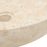 Umivaonik 40 x 12 cm mramorni krem