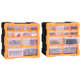 Organizatori s 12 ladica 2 kom 26,5 x 16 x 26 cm