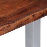 Stolić za kavu sa živim rubovima 115x60x40 cm masivno bagremovo drvo Stolić za kavu sa živim rubovima 115x60x40 cm masivno bagremovo drvo