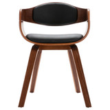 Blagovaonske stolice 4 kom od savijenog drva i umjetne kože