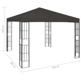 Sjenica 3 x 3 m antracit