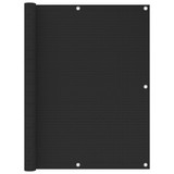 Balkonski zastor HDPE 120 x 500 cm antracit