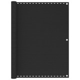 Balkonski zastor HDPE 120 x 500 cm antracit