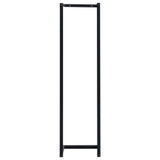 Stalak za ručnike crni 25 x 20 x 95 cm željezni