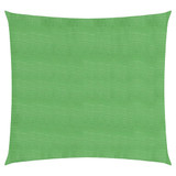 Jedro za zaštitu od sunca 160 g/m² svjetlozeleno 3,6x3,6 m HDPE