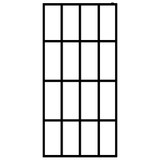 Pregrada za tuširanje od mutnog kaljenog stakla 80 x 195 cm