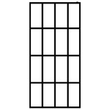 Pregrada za tuširanje od mutnog kaljenog stakla 100 x 195 cm