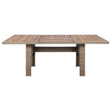 3057801 9 Piece Outdoor Dining Set with Cushions Poly Rattan Brown (4x44148+310143)