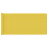 Balkonski zastor žuti 75 x 400 cm HDPE