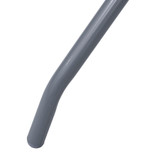 Vrtni stol svjetlosivi 60 cm od čelika i stakla