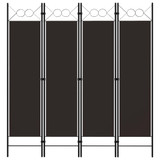 Sobna pregrada s 4 panela smeđa 160 x 180 cm Sobna pregrada s 4 panela smeđa 160 x 180 cm