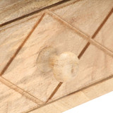 Toaletni stolić 100 x 50 x 76 cm od masivnog drva manga