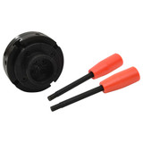 Stezna glava za drvo s 4 čeljusti i spojem M33 čelična 100 mm