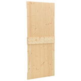 Klizna vrata s priborom za montaÃ…Â¾u 90 x 210 cm masivna borovina