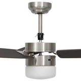 Stropni ventilator sa svjetlom i daljinskim 108 cm tamnosmeđi Stropni ventilator sa svjetlom i daljinskim 108 cm tamnosmeđi