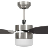 Stropni ventilator sa svjetlom i daljinskim 76 cm tamnosmeđi Stropni ventilator sa svjetlom i daljinskim 76 cm tamnosmeđi