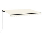 Tenda na ručno uvlačenje 450 x 350 cm krem