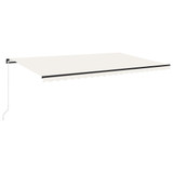 Tenda na ručno uvlačenje 500 x 350 cm krem