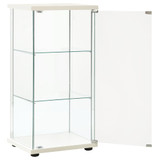 Ormarić za pohranu od kaljenog stakla bijeli