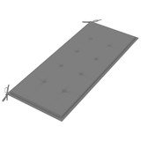 Klupa Batavia sa sivim jastukom 120 cm od masivne tikovine Klupa Batavia sa sivim jastukom 120 cm od masivne tikovine