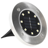 Solarne podne svjetiljke s LED žaruljama 8 kom boje RGB